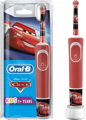Електрична зубна щітка Oral-B Stages, дитяча, Тачки