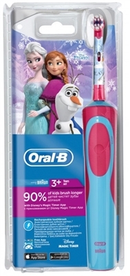 Електрична зубна щітка Oral-B Stages, дитяча, Холодне Серце