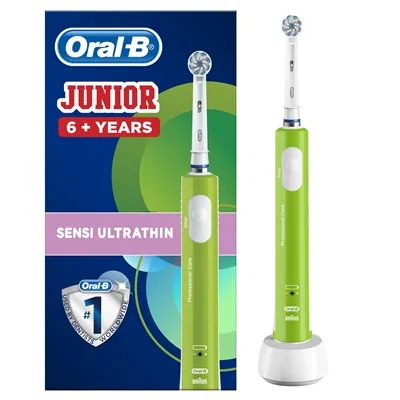 Електрична зубна щітка Oral-B Junior  від 6 років, зелена