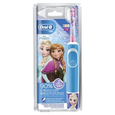 Електрична зубна щітка Braun Oral-B Kids Frozen D100.413.2К дитяча вік 3+