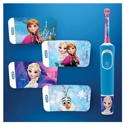 Електрична зубна щітка Braun Oral-B Kids Frozen D100.413.2К дитяча вік 3+