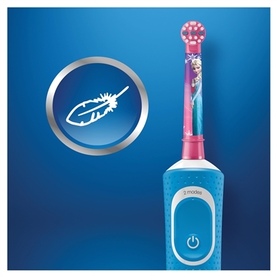 Электрическая зубная щетка Braun Oral-B Kids Frozen D100.413.2К детская возраст 3+
