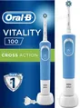 Електрична зубна щітка Oral-B 3D White Vitality 100, синя