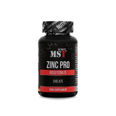 Цинк Про бісгліцинат хелат MST Nutrition Zinc Pro Bisglycinate Chelate, 60 таблеток