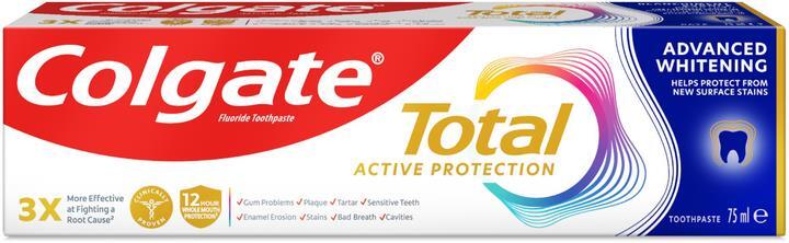 Зубная паста Colgate Total Комплексное отбеливание, 75 мл