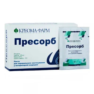 Пресорб адсорбент для собак та котів, 10 г, 1 пакет