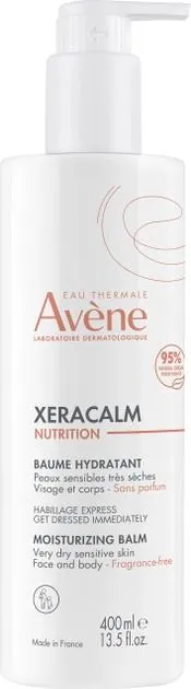 Бальзам для обличчя і тіла Avene XeraCalm Nutrition зволожувальний для чутливої та дуже сухої шкіри, 400 мл