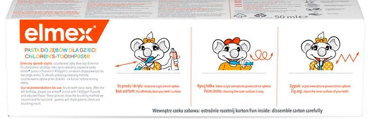Зубна паста Elmex Kids з 0 до 6 років, 50 мл