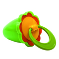 Соска-пустушка латексна Київгума Flowers of life 2-АК Ромашка-2 070995 кругла, в індивідуальній упаковці