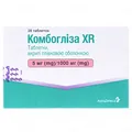 Комбогліза XR таблетки, в/плів. обол. по 5 мг/1000 мг №28 (7х4)