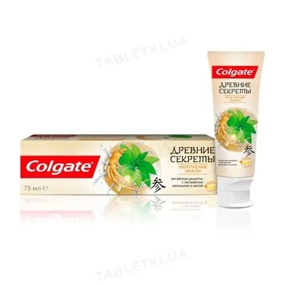 Зубна паста Colgate Стародавні секрети Зміцнення емалі, 75 мл