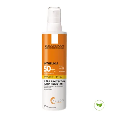 Спрей cонцезахисний La Roche-Posay Anthelios SPF50+ ультралегкий для чутливої до сонця шкіри, 200 мл