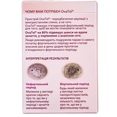 Пристрій для визначення овуляції Ovatel