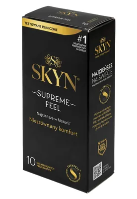 Презервативи Skyn Supreme Feel безлатексні ультратонкі, 10 штук