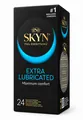 Презервативи Skyn Extra Lubricated ультратонкі безлатексні зі збільшеною кількістю лубриканту, 24 штуки