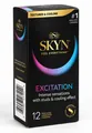 Презервативи Skyn Excitation ультратонкі з рельєфом і охолоджувальним ефектом, 12 штук