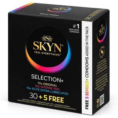 Набір презервативів Skyn Selection безлатексних ультратонких, 35 шт.