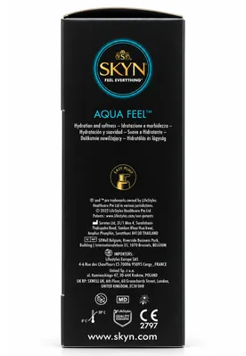 Лубрикант Skyn Aqua Feel на водній основі з алое аера та вітаміном Е, 80 мл