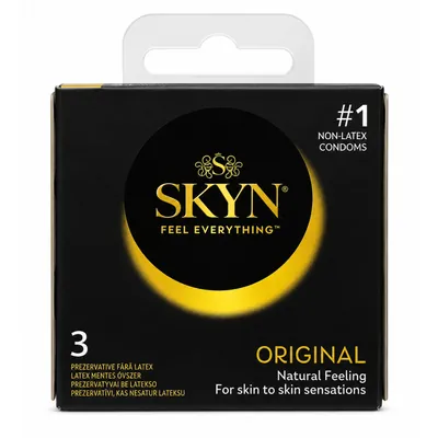 Презервативи Skyn Original ультратонкі безлатексні, 3 штуки