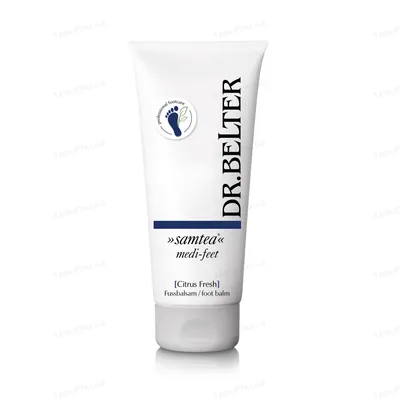 Бальзам Dr.Belter Samtea medi-feet Citrus Fresh тонізуючий та глибоко зволожуючий для шкіри ніг усіх типів, 100мл