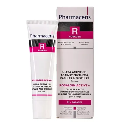 Гель для обличчя Pharmaceris R Rosalgin Active+ проти еритеми та папуло-пустульозних уражень, 30 мл
