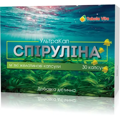 Спіруліна УльтраКап Tabula Vita капсули №30