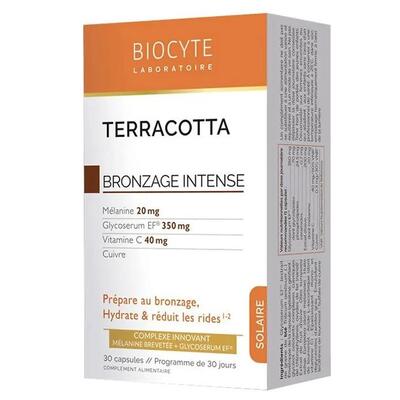 Комплекс Biocyte Calcium Terracotta Bronzage Intense для збереження молодості шкіри, 30 капсул