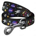 Повідець Collar WAUDOG Nylon малюнок NASA, ширина 15 мм довжина 122 см