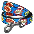 Повідець Collar WAUDOG Nylon малюнок Вау, ширина 25 мм довжина 122 см