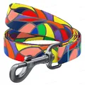 Повідець Collar WAUDOG Nylon малюнок Вітраж, ширина 15 мм довжина 122 см