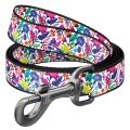 Поводок Collar WAUDOG Nylon рисунок Волшебные цветы, ширина 15 мм длина 122 см