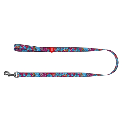 Поводок Collar WAUDOG Nylon рисунок Лето, ширина 15 мм длина 122 см