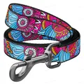 Повідець Collar WAUDOG Nylon малюнок Літо, ширина 15 мм довжина 122 см