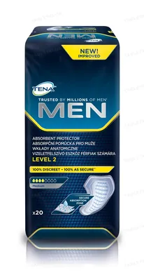 Прокладки урологічні для чоловіків Tena Men Medium Level 2, 20 штук