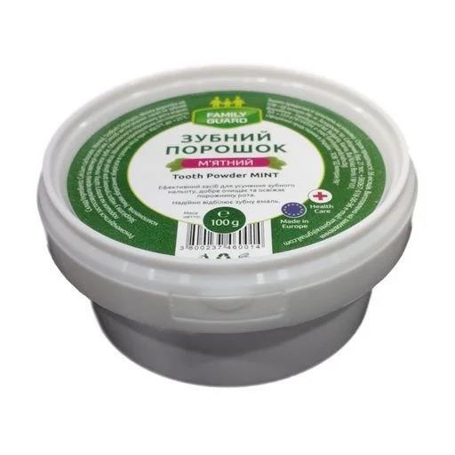 Зубной порошок Family Guard Мятный, 100 г