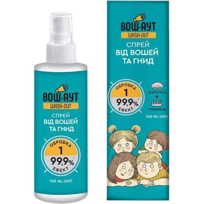 Спрей Wash-Out против вшей и гнид, 100 мл