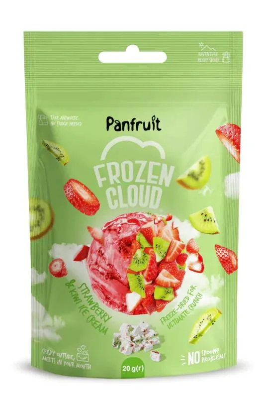 Морозиво сублімоване Panfruit Frozen Cloud Полуниця-ківі, 20 г