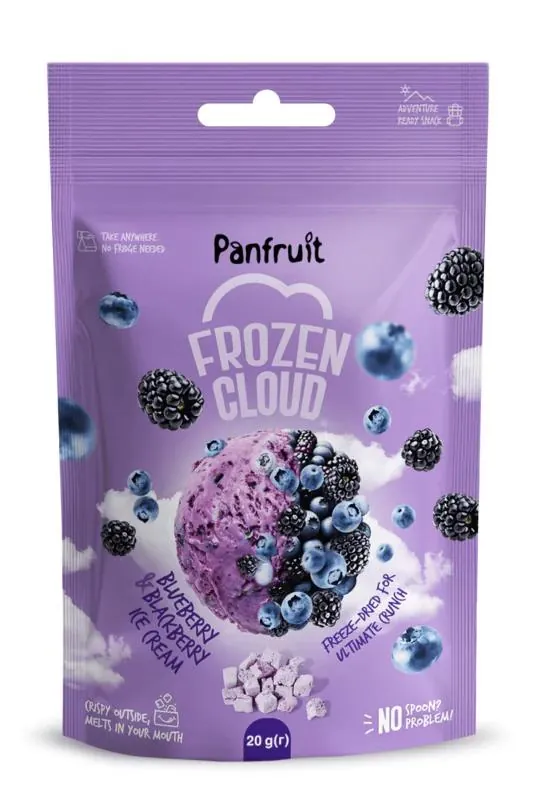 Морозиво сублімоване Panfruit Frozen Cloud Чорниця-ожина, 20 г