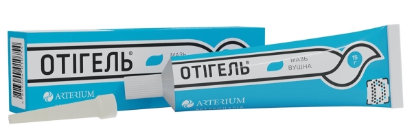 Отигель мазь для лечения отита у собак и кошек, 15 г