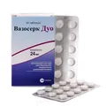 Вазосерк дуо таблетки по 24 мг №30 (15х2)