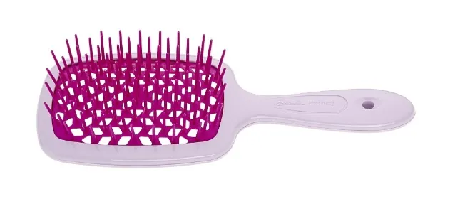 Щітка Janeke Superbrush для волосся, лавандова з фуксією