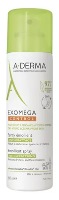 Спрей-емолент A-Derma Exomega Control Emollient Spray для зменшення свербежу, 200 мл