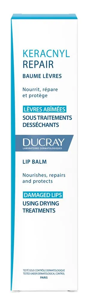 Бальзам для губ Ducray Keracnyl Repair Lip Balm відновлюючий, 15 мл