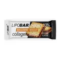 Батончик протеїновий Lipobar Exclusive 33% протеїну, з додаванням колагену, бісквіт, 50 г