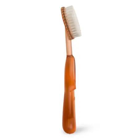 Зубная щетка Radius Big Brush Original Left hand для левшей, мягкая, коралловая
