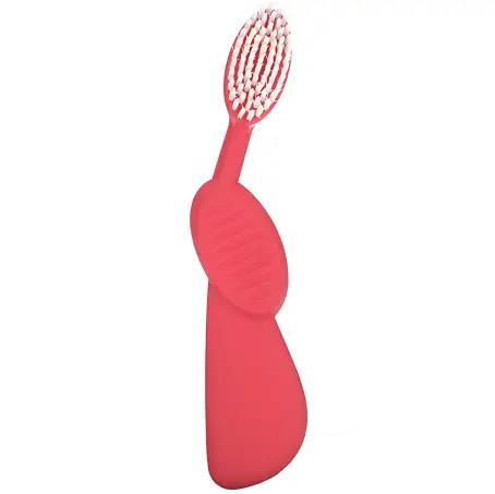 Зубная щетка Radius Flex Right Hand для правши, мягкая, малиновая