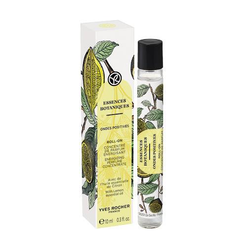 Духи масляные Yves Rocher Essences Botaniques Ondes Positives, роллер, 10 мл