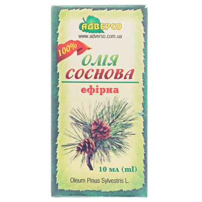 Масло эфирное Адверсо сосновое, 10 мл