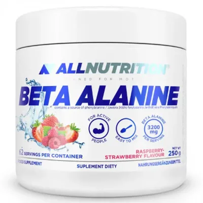 Бета-аланін Allnutrition Beta Alanine малина-полуниця, 250 г