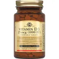 Вітамін Д3 Solgar Vitamin D3 (Cholecalciferol) 25 мкг (1000 МО) жувальні таблетки №100